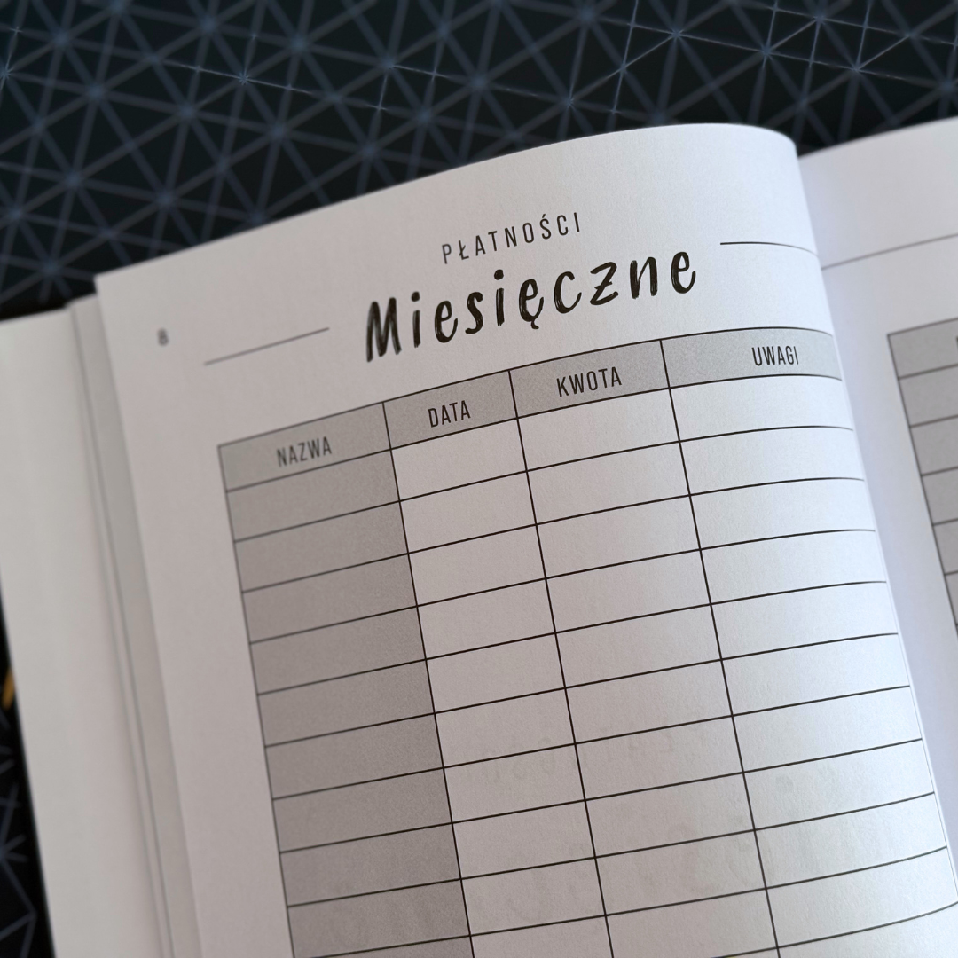 Plan budżetu domowego